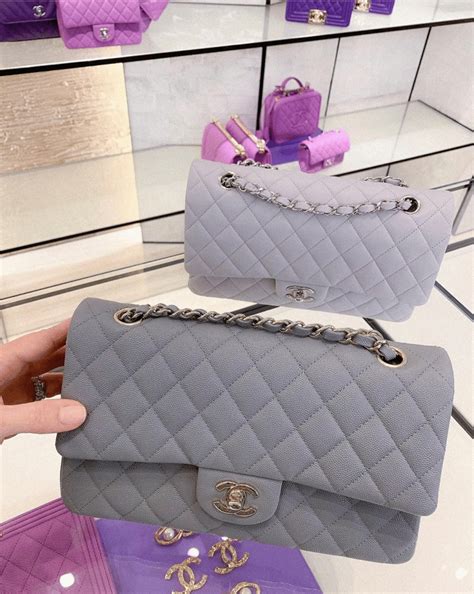 chanel grey bag 2020